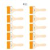 5/10/12pcs/Set Memory Nylon Paint Brushes for Acrylic/Oil/Watercolor Drawing Wooden Synthetic Bristles Easy To Clean BBQ Brush