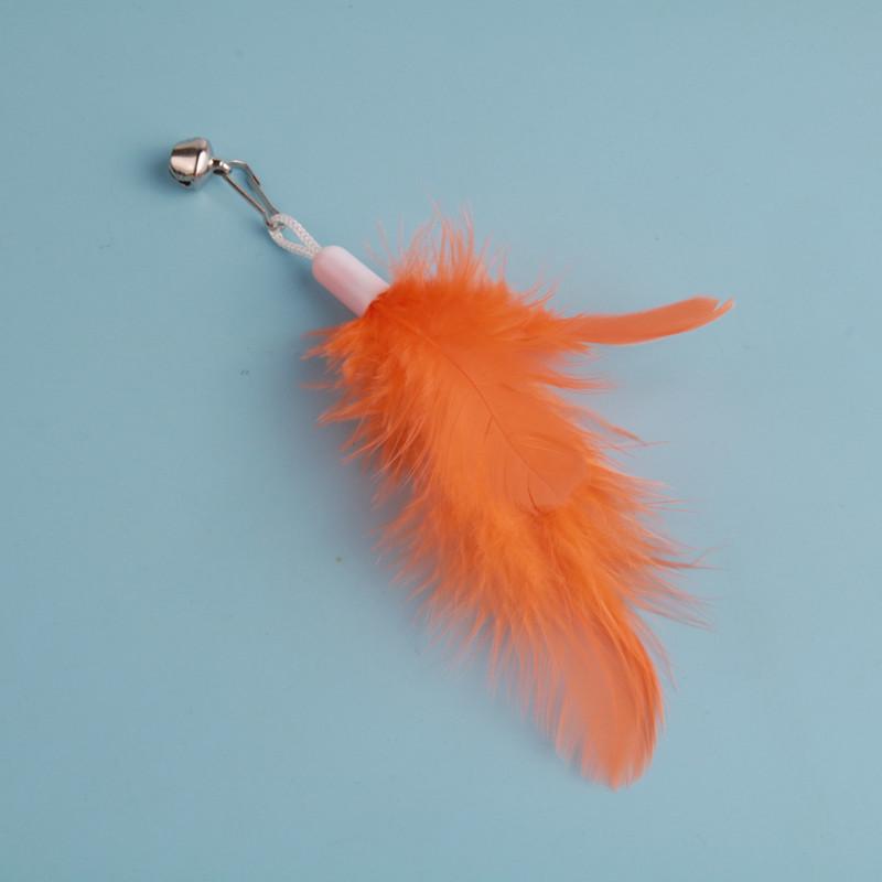 In Stock Colorful Feather Cat Teaser Headband Toy for Boredom Relief