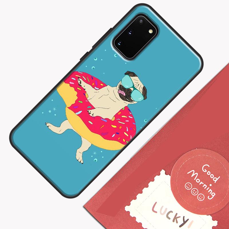 Lustige Cartoon Mops Handyhülle Für Samsung Galaxy S25 S26 Ultra S20 S21 S22 S23 S24 Plus S9 S10 S25 FE Hülle Schale