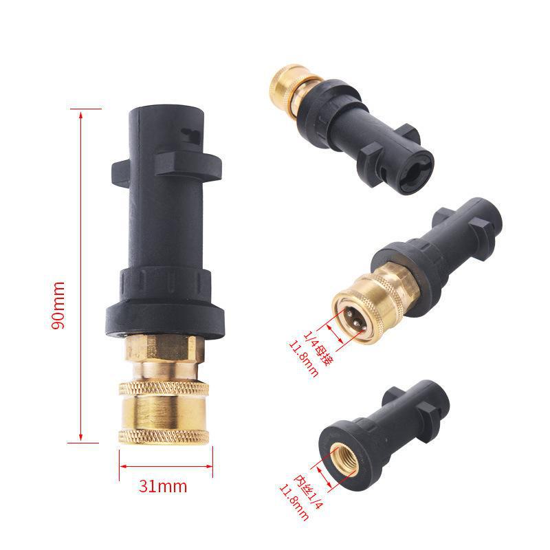 Karcher K2-K7 Hochdruckreiniger-Schnellanschluss-Kupferadapter mit 5-Farben-Düsensatz