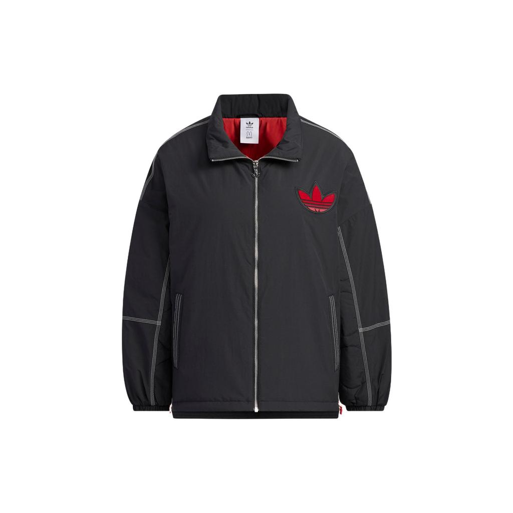 Adidas Originals X Miffy Trefoil Logo Stand Collar Cotton Sportswear Women Sportswear Black IM1702