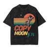Vintage Washed T Shirt Copy Moon Joy Cotton Tshirts Artemis Ii Hippie Tee Shirt For Male Summer Y2k Funny Casual Clothes