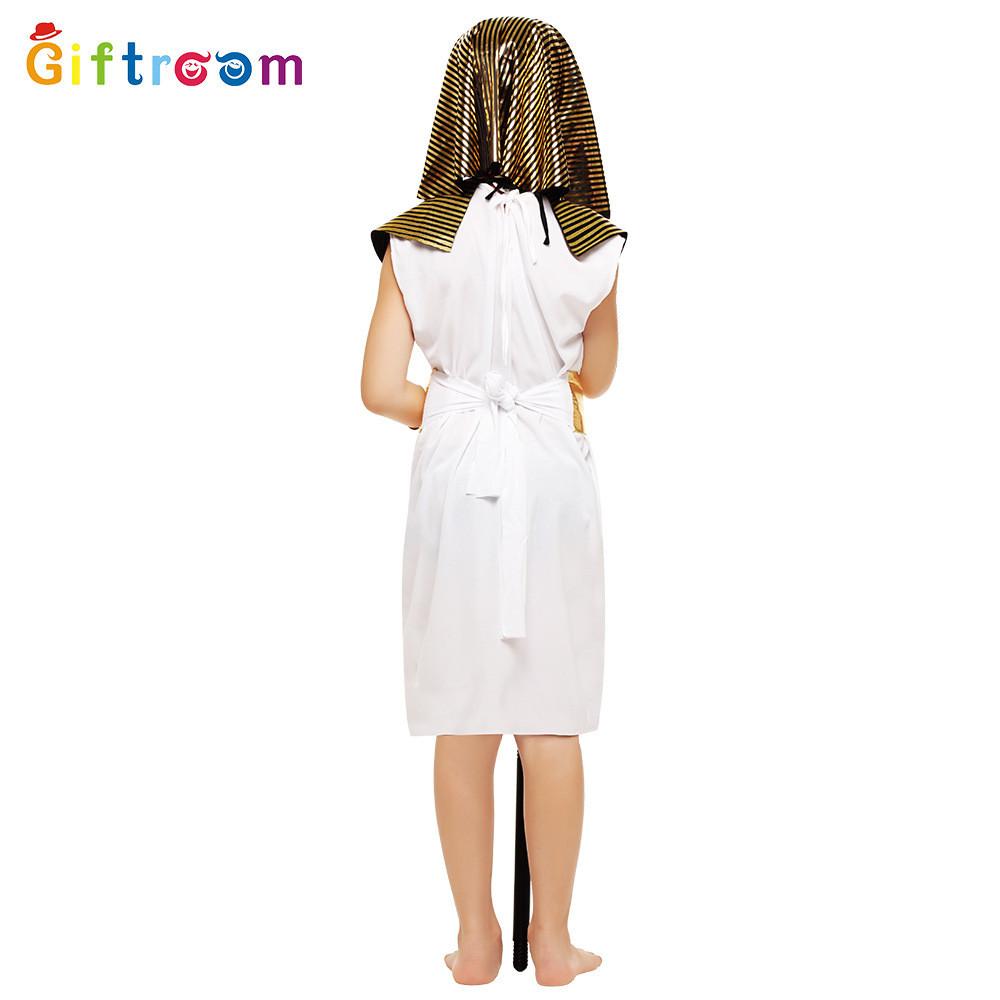 Enchanting Egyptian Prince Costume For Boys Perfect For Halloween And Stage Performances