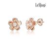 [LsSHOP] 14K Floria Earrings (Gold Plated)_LJ5195BRE