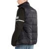 Puma Solid Color Logo Print Zip Stand Collar Vest Men Vests Black 531171-01