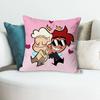 GGood OOmens TV Anime Celebrity Merchandise AllMatch Printed Pillow Case Sofa Car Office Room Decoration Protector
