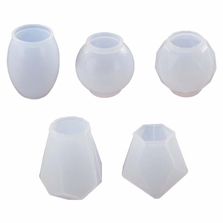 

Сделай сам Хрустальная капельница Форма, Форма для смолы, Пробка для красного вина, Трехмерная алмазная, Геометрическая, Сферическая, Зеркальный силикон, Форма Pack of 10