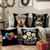 Street Style To Nordic Minimalism Pillow Case Anti-dustmite Pillowcase Invisible Zipper Silky Sofa Cushion Cover
