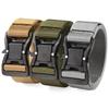 Quick Release Alloy Buckle Waistband 125 140 160 180cm Training Weave Waist Band Canvas Strap