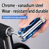 Portable 8 in 1 Folding Hex Wrench Multifunctional Hand Tool Hex Key Allen Wrench Set - High Quality Hand Tool for Daily Repair