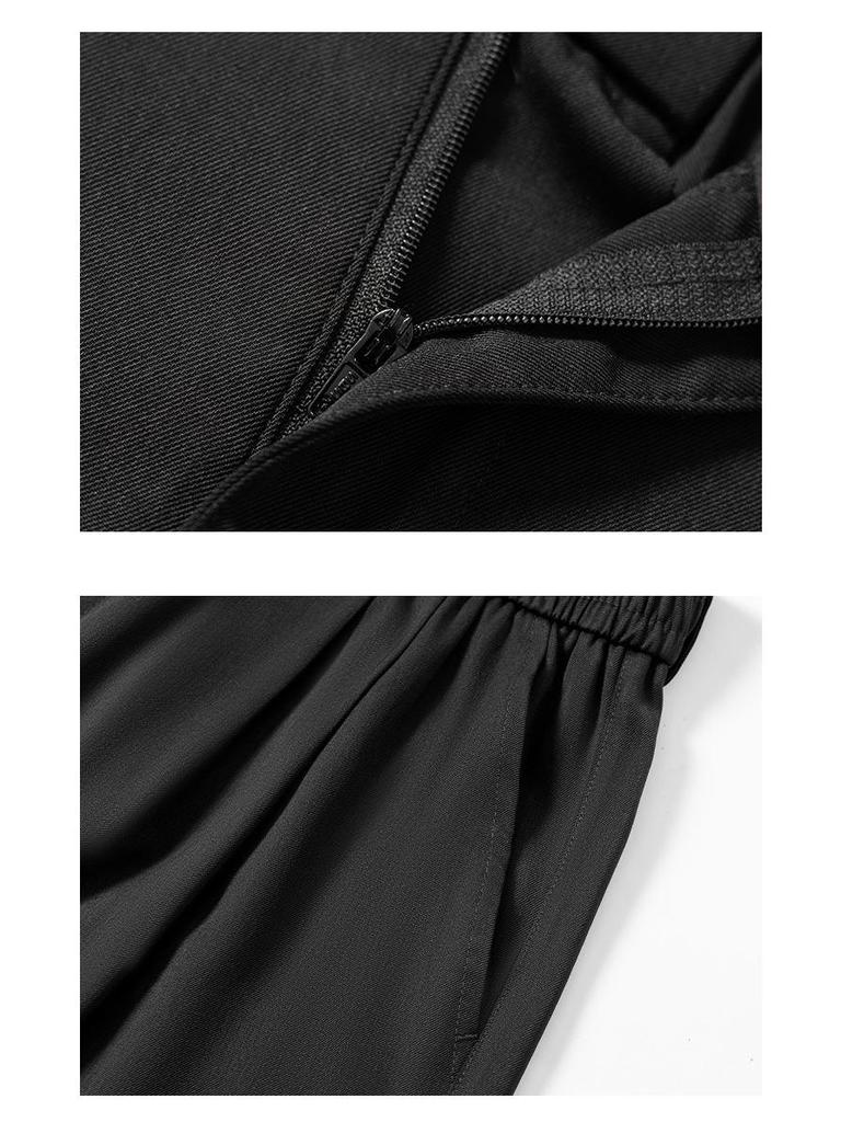 Unisex Sommer Eis-Seide Lockere Gerade Bein Hose