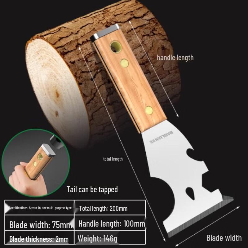 Sanbela 7-в-1 Многофункциональный инструмент Нержавеющая сталь Шпатель