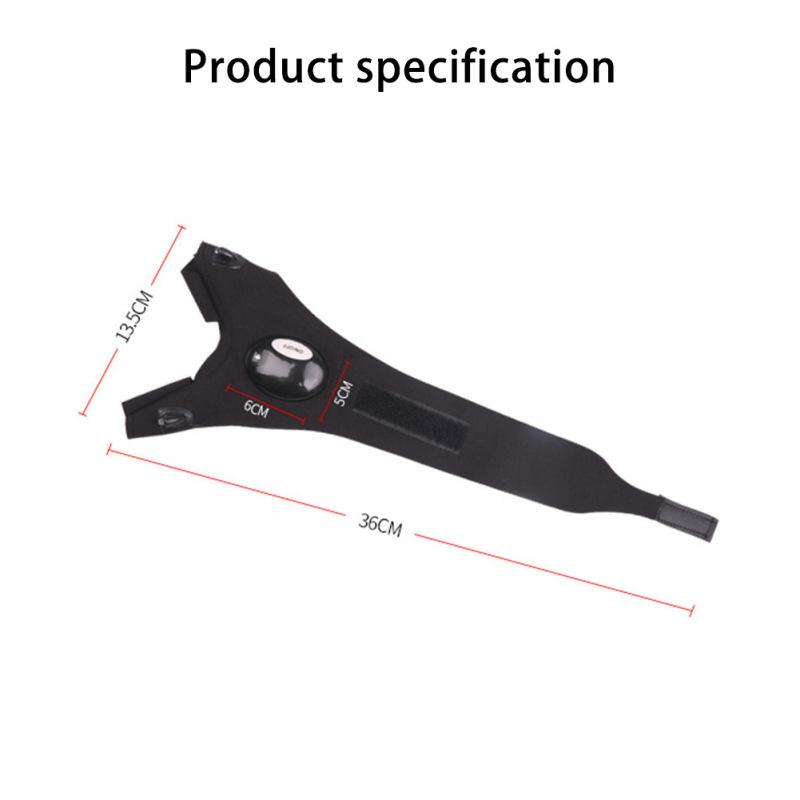 Outdoor Led Sports Fingerless Glove With Lights High Brightness Luminous Gloves For Fishing Cycling