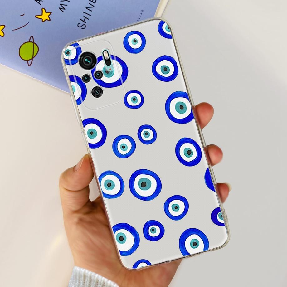For Xiaomi Redmi Note 10 4G 5G Case Redmi Note 10 Pro 10 Lite Cover Soft TPU Slicone Clear Bumper Mi Note10 Lite Beautiful Capas