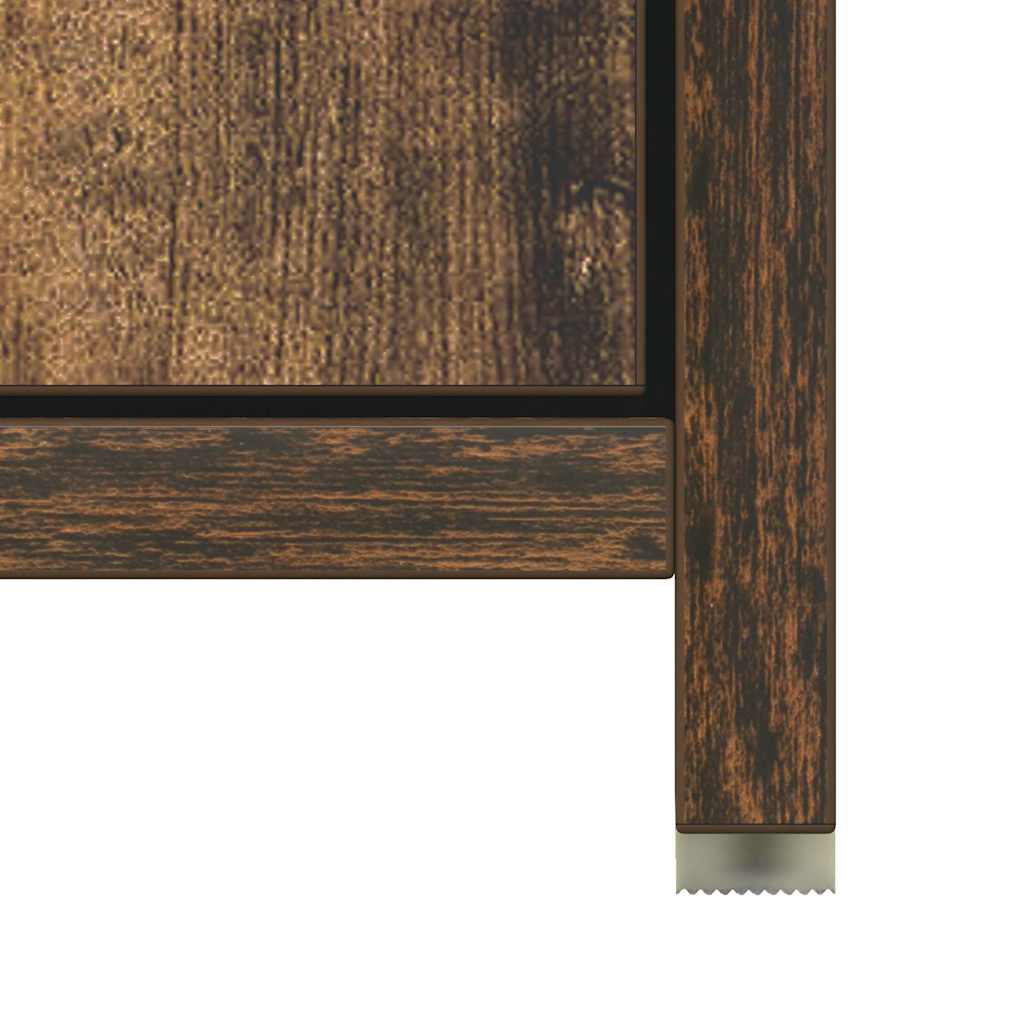 Bathroom Cabinet Smoked Oak 30x30x183.5 Cm Engineered Wood