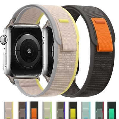 Pasek Trail Loop do paska do zegarka Apple 49 mm 44 mm 45 mm 40 41 42 38 Mm Bransoletka Correa Nylonowy pasek do zegarka Iwatch Seria 8 Ultra 7 6 5