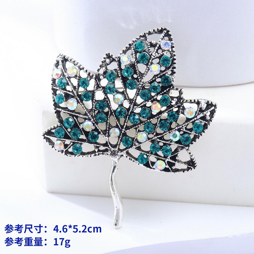 Vintage Fashion Brooch Niche High-End Sense Rhinestone Personalized Alloy Crown Corsage Bow Pin Accessories