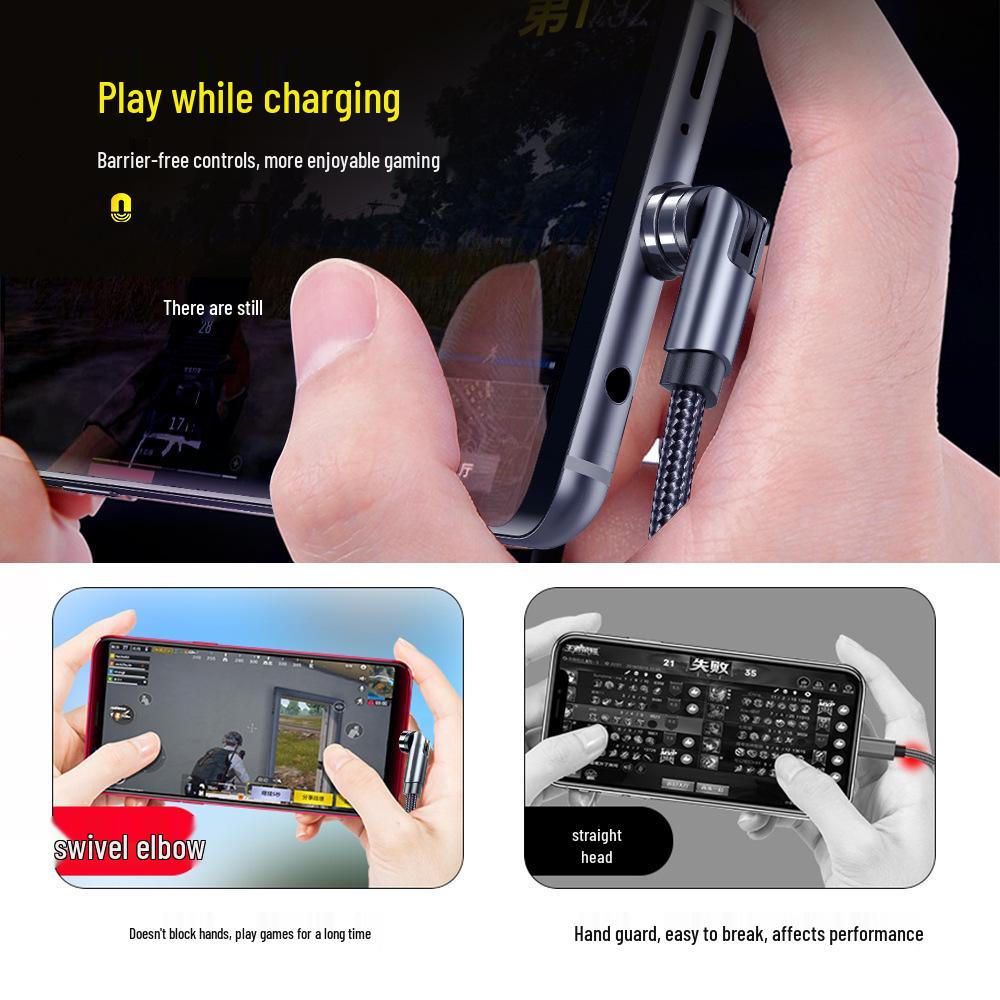 540° Rotating Magnetic 3-in-1 Charging Cable for Android, Apple, and Type-C Devices