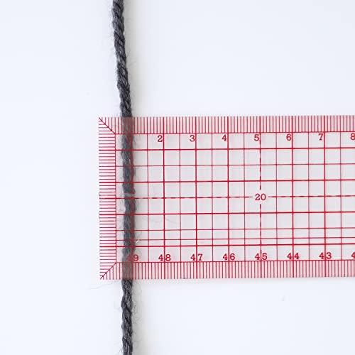 Knitworm Melange Yarn, 10 Balls, Medium, Medium Weight, 30g (60m), 60% Wool, 40% Acrylic (Brown)