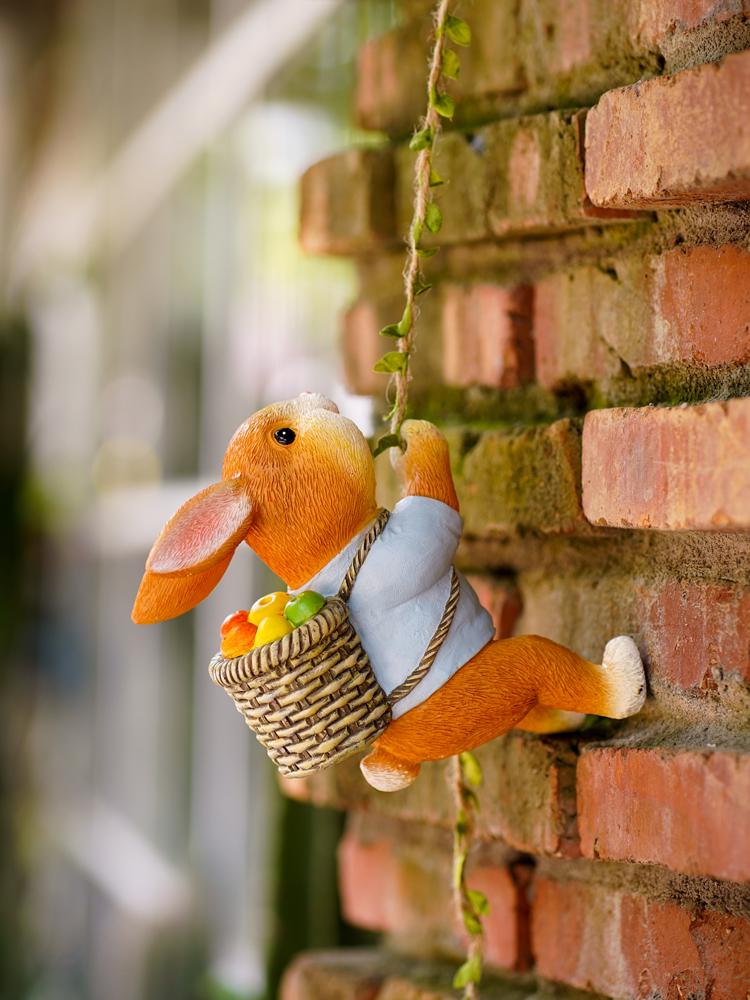 Charming Rabbit Garden & Balcony Hanging Decoration