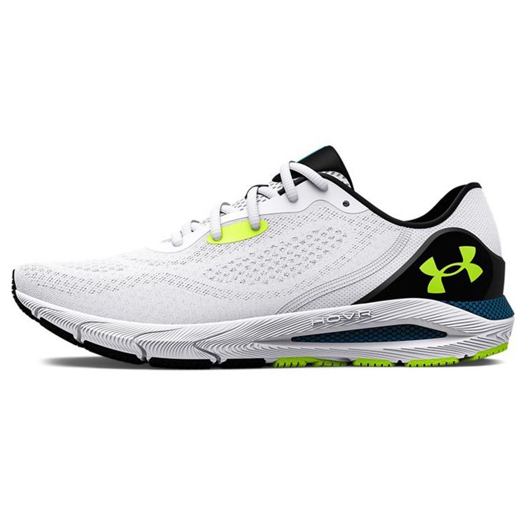 Under Armour HOVR Sonic 5 Comfort Fabric Low Top Casual Running Shoes Men sneaker White 3025649-100