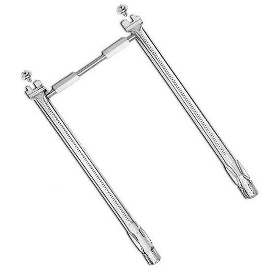 Stainless Steel Straight Tube Grill Burner 69785 Polished