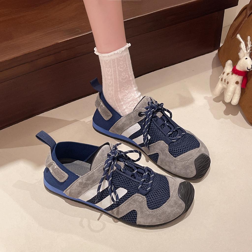 New Mengpin 2025 summer women's German training shoes mesh breathable super fire skateboard shoes anti-leisure sports ugly trendy shoe color