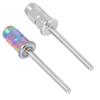 Nail Art Mandrel Bit Stainless Steel Nail Drill Bits Manicure Tool Accessory for Sanding Band