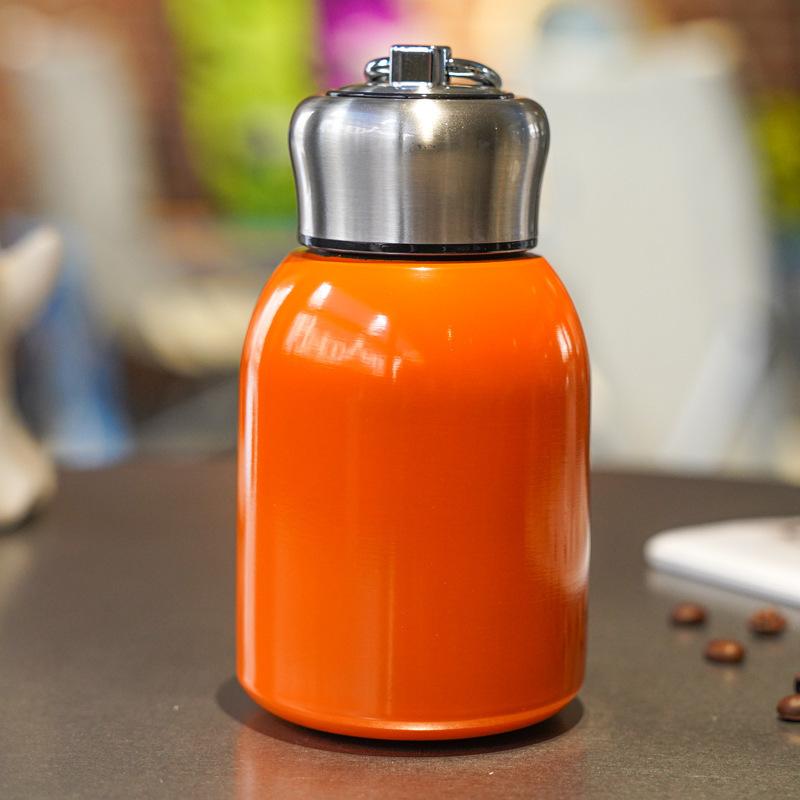 Thermos cup student cute stainless steel mini big belly cup couple