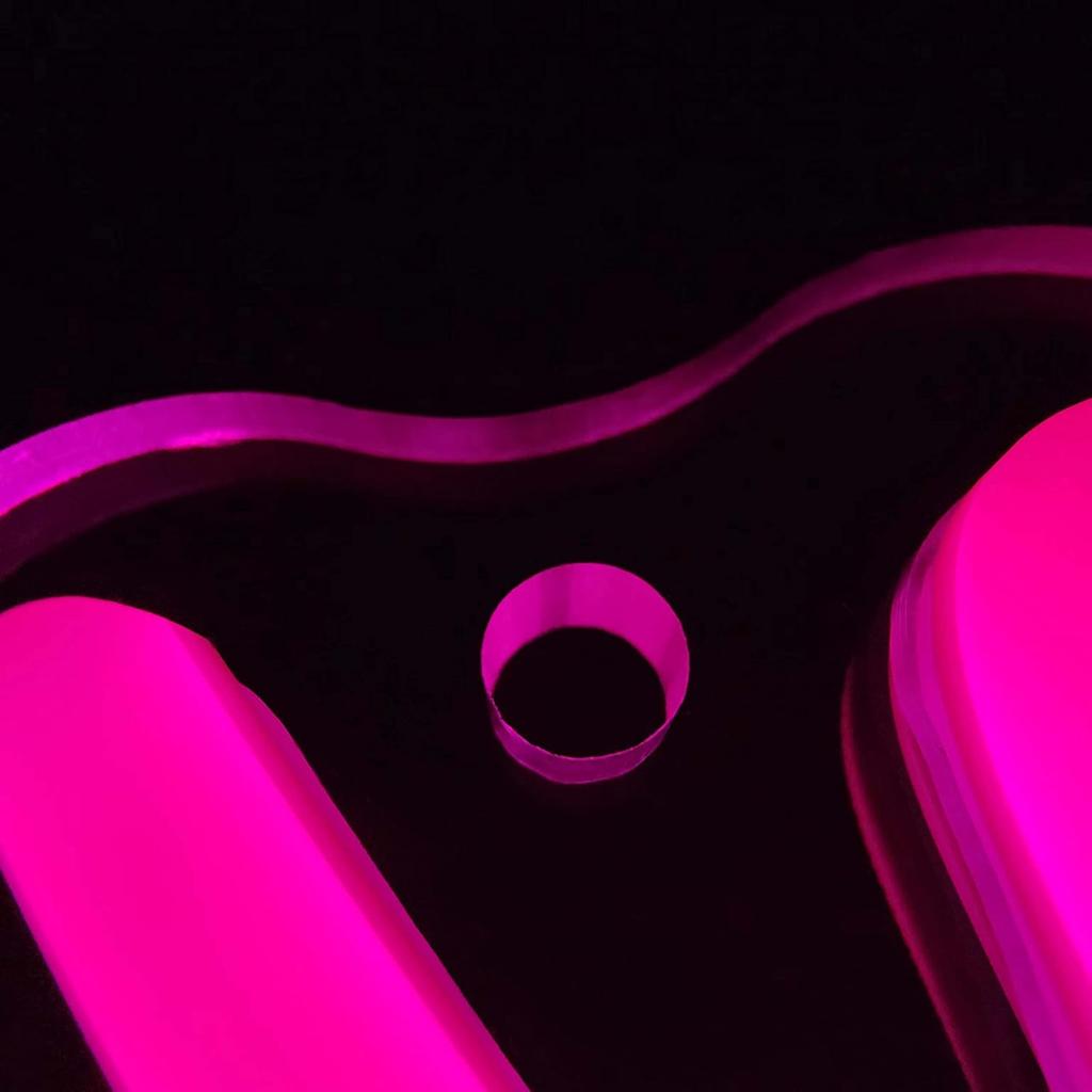 GGK My Happy Place Neon Sign LED Light up My Happy Place Sign for Wall Decor Pink Neon Lights Neon Letters Room Aesthetic Accessory (My happy place)