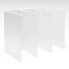 MUJI Styrofoam Divider White 3 270 X 210 X 02856410 Stand, Gray, Dividers, Large, Approx. 160mm,