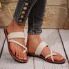Summer Flat Women's Slippers New Sandals Casual Flip Flops Shoes Beach Solid Slippers Women Outdoor Round Toe Slides
