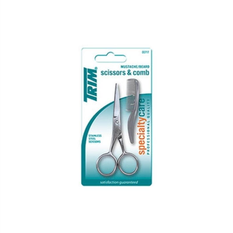 Mustache Hair Scissors & Comb/10-20B/7178