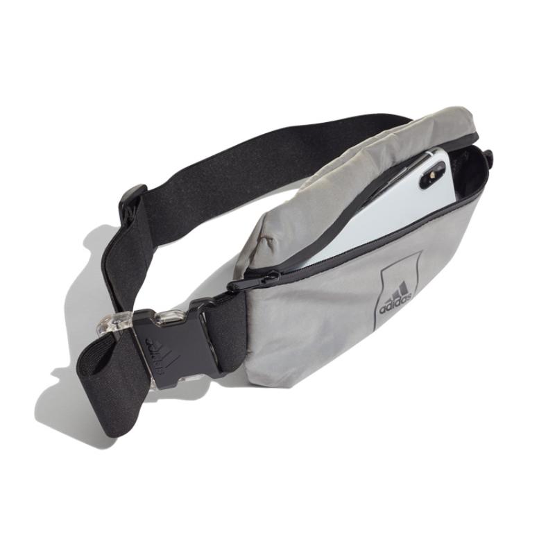 Adidas Recycled Polyester Fanny Pack, Shoulder Bag, Crossbody Bag Regular Unisex Gray Adidas H32429
