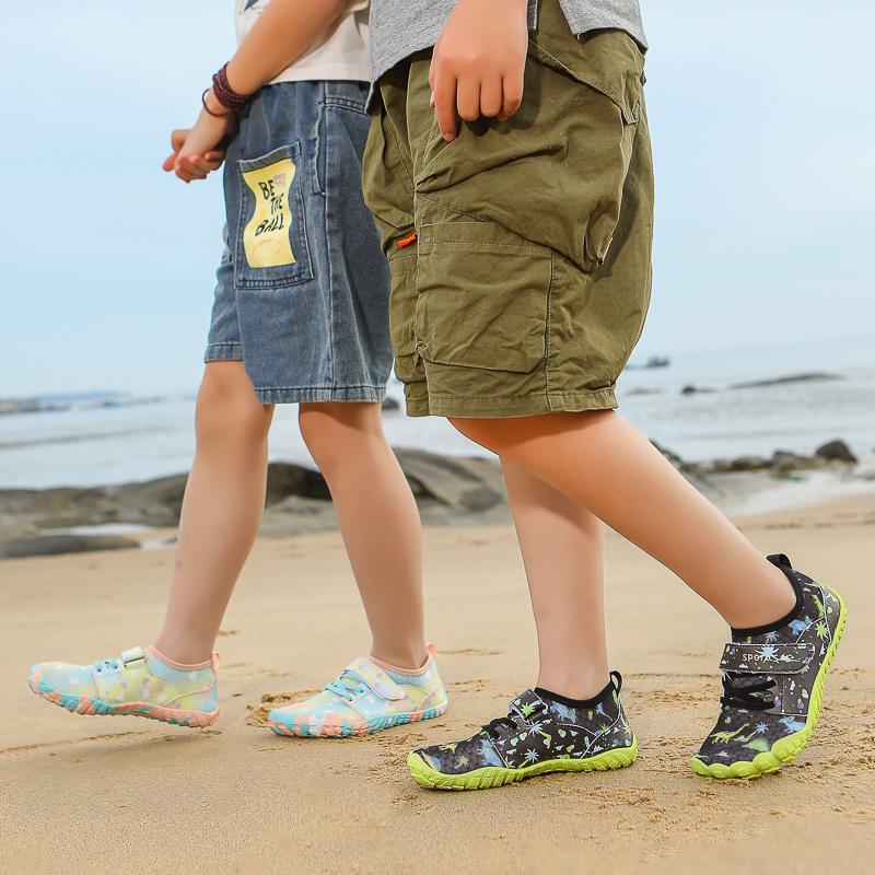 Kids Wading Shoes Beach Water Sports Shoes Swimming Aqua Shoes Quick Dry Barefoot Wading Sneakers Surfing Diving Lightweight