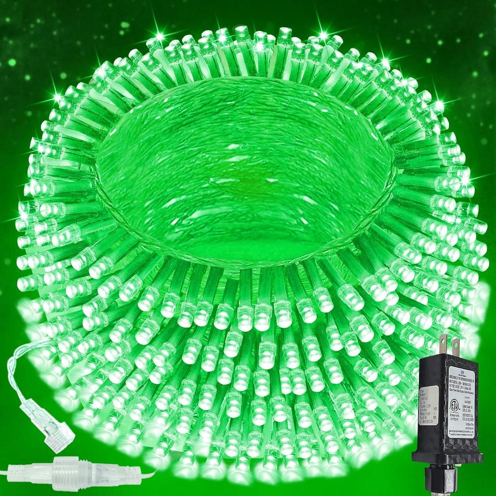 200 LED Connectable String Lights, 66FT Christmas Lights Outdoor Indoor