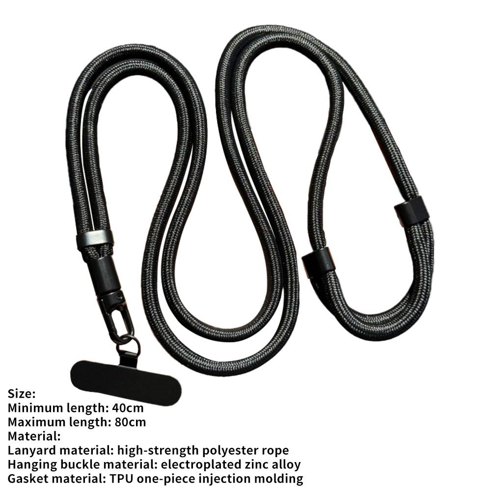Регулируемый ремешок для мобильного телефона, шнурок, кроссбоди, шнурки для телефона, шейный шнурок с патчем для iPhone, шнурок для подвешивания мобильного телефона