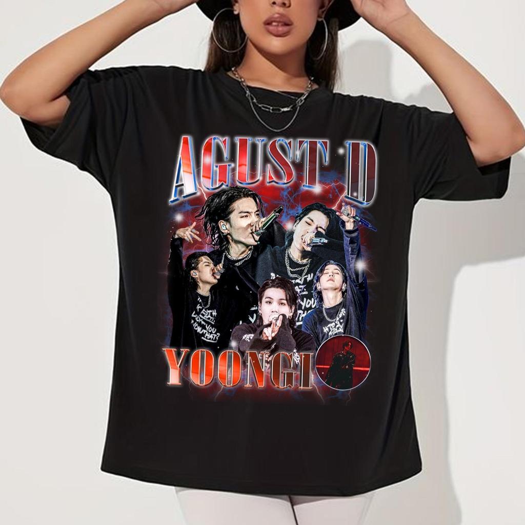 Camiseta Unisex Gráfica KPOP SUGA BTS Agust D S-5XL