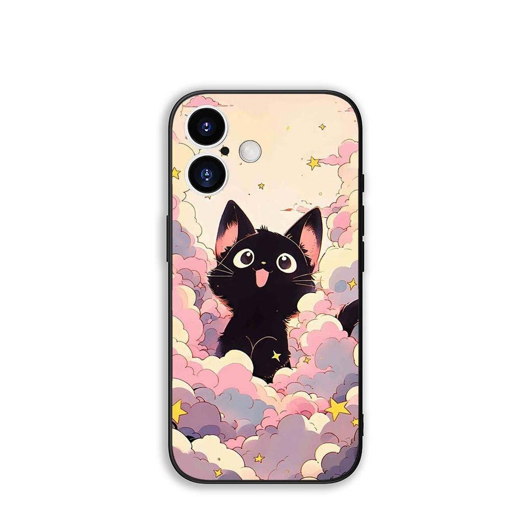 For Xiaomi Poco X7 X6 X5 F7 F6 F8 Ultra F5 M6 M7 M8 Pro C85 C75 C65 C71 C61 Phone Cover Case Cartoon Kitten Cat Meow