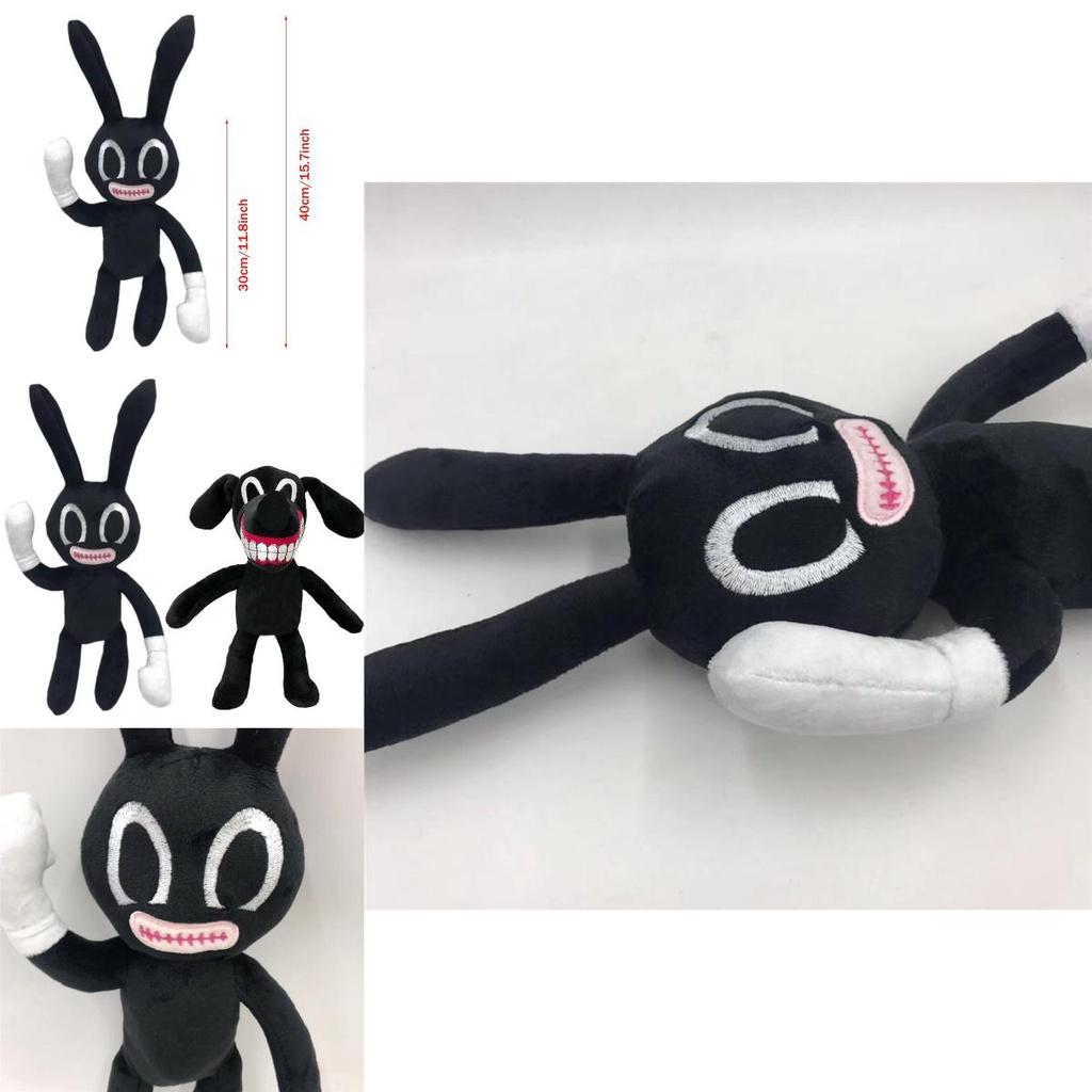Adorável E Assustador Siren Head Horror Coelho Preto de Pelúcia Boneco de Pelúcia Para Crianças