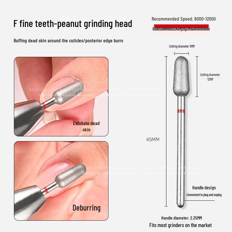 Средство для удаления кутикулы с ногтей: Профессиональная алмазная шлифовальная головка