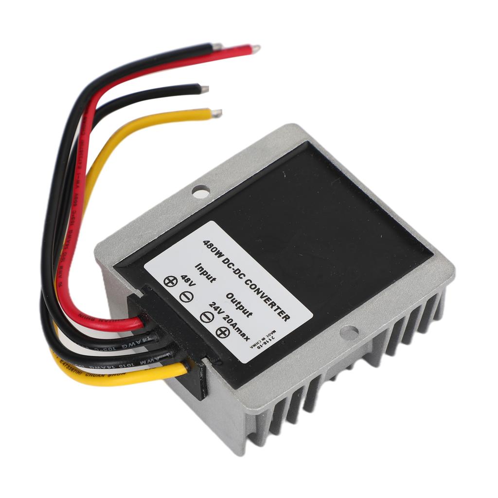 WaterProof 36V/48V to 24V 20A 480W Step Down DC/DC Power Converter Regulator