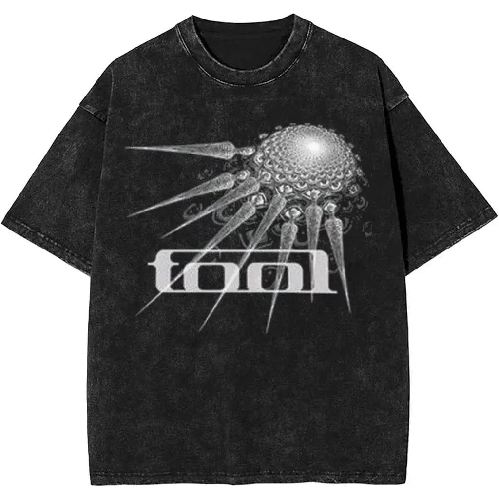 2026 Unisex Oblečení Tričko Pánské Grafická Trička Unisex Rockový Nástroj Kapela Lateralus Heavy Metal Hudba Vintage Prané Kulatý Výstřih Y2k