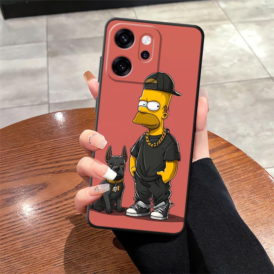 Case for Oppo A83 A76 F9 F11 F29 A74 A78 A84 A98 A96 A93 Reno 4F 5 6 7 8 10 11 14 Phone Cover The S-simpsons Cartoon