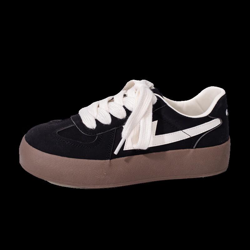 Huili Women's WXY-H896BR Colorblock Casual Sneakers