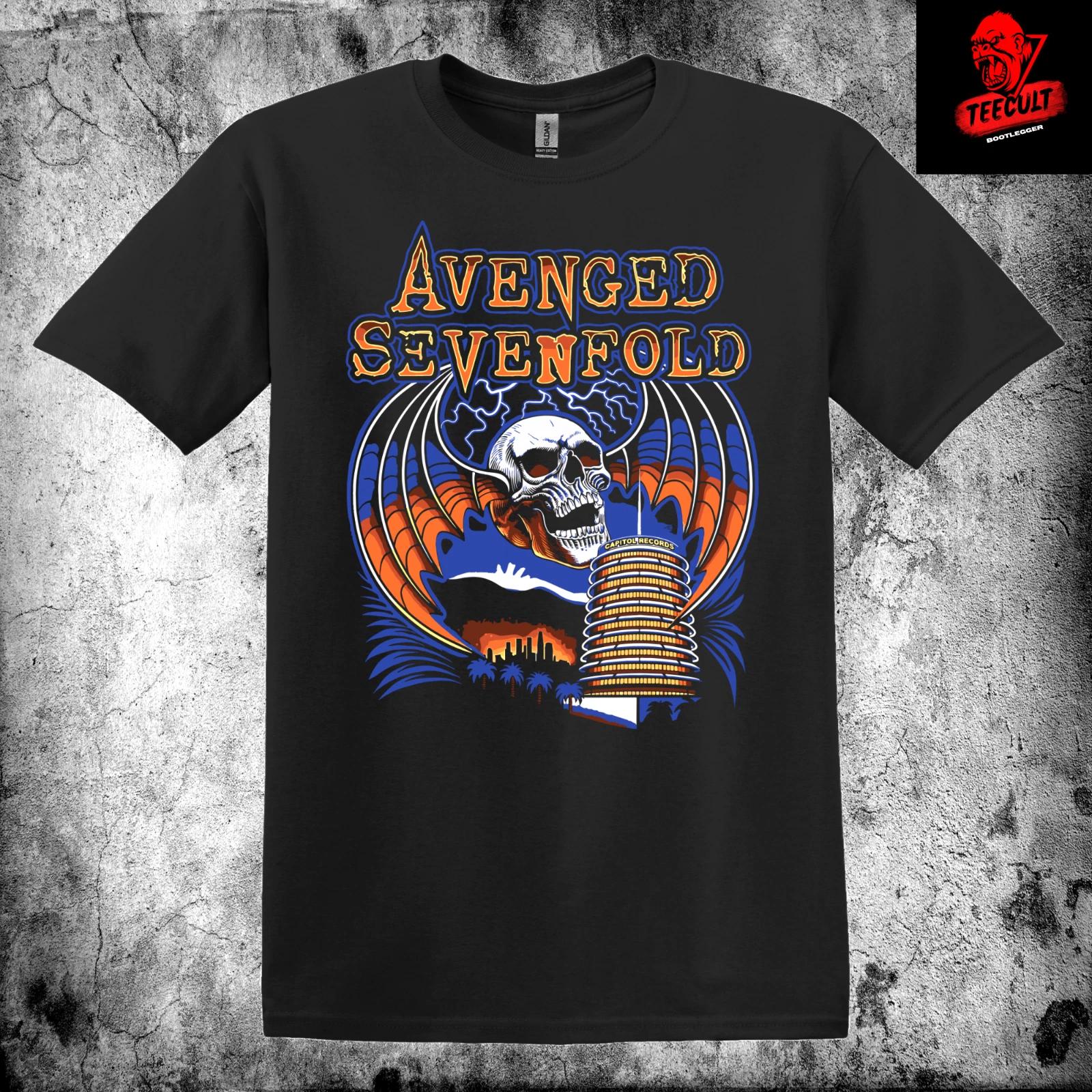Men s and Women s T-shirts Avenged Sevenfold Heavy Metal Rock Unisex Premium Heavy Cotton XXXL