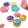 Glitter Dumpling Squishy with Box Dumplings Sensory Steamer Soft TPR Dough Ball for Decompression Fidget Toy Stress Relief Gift