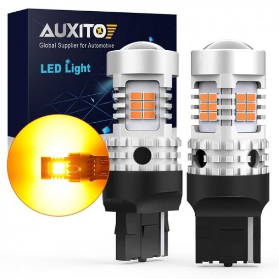 AUXITO Amber 74437440 LED Front Turn Signal Light Bulbs No Hyper Flash Canbus E