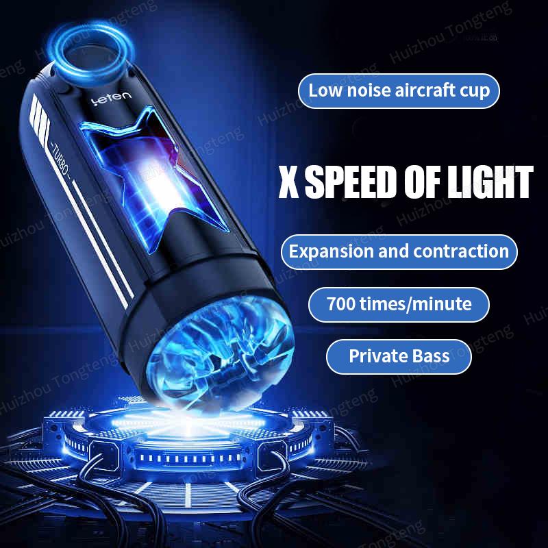 Male Masturbator Sex Toys for Men Thrusting Squeezing Male Toy Penis Trainner Pocket Pussy Sleeve Stroker Adult Toy