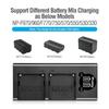 Akkuladegerät Für Sony NP F960 NP F970 NP-F960 NP-F750 Akku Zweikanal-LadegerätNP F770 NP F750 NP F550 F330 FM-500H